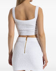 Balmain Balmain Tweed Crop Top