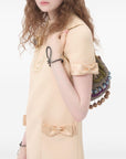 Valentino Valentino Short Crepe Couture Dress