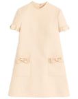 Valentino Valentino Short Crepe Couture Dress
