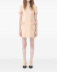Valentino Valentino Short Crepe Couture Dress