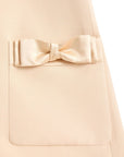 Valentino Valentino Short Crepe Couture Dress