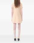 Valentino Valentino Short Crepe Couture Dress