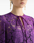 Dolce & Gabbana Dolce & Gabbana bell sleeves Lace mini dress