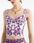 Dolce & Gabbana Dolce & Gabbana Maiolica print bustier top