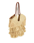 Zimmermann Zimmermann Goldentime medium raffia tote bag