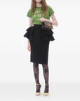 Valentino Valentino Crepe Couture midi skirt