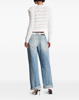 Balmain Balmain Long-sleeved tweed-effect knit cardigan