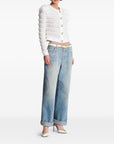 Balmain Balmain Long-sleeved tweed-effect knit cardigan