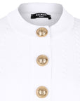 Balmain Balmain Ribbed buttoned top