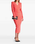 Balmain Balmain Long-sleeved twisted knit cardigan