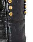 Balmain Balmain 1945 Soft PB-monogrammed crinkled small leather tote bag