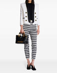 Balmain Balmain 1945 Soft PB-monogrammed crinkled small leather tote bag