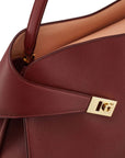 Ferragamo Ferragamo Hug soft two-tone shoulder bag (M)