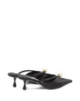 Jimmy Choo Jimmy Choo 50mm Sana pearl-embellished mules