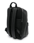 Emporio Armani Emporio Armani Backpack in regenerated saffiano leather with ASV eagle plaque