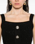 Balmain Balmain Black Sleeveless Tops