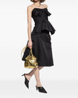 Alexander McQueen Alexander McQueen Satin A-line skirt