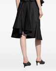Alexander McQueen Alexander McQueen Satin A-line skirt