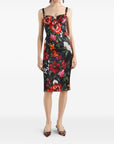 Dolce & Gabbana Dolce & Gabbana Flower print satin dress