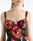 Dolce & Gabbana Dolce & Gabbana Flower print satin dress