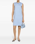 Dolce & Gabbana Dolce & Gabbana Sleeveless raschel tweed dress with DG logo