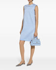 Dolce & Gabbana Dolce & Gabbana Sleeveless raschel tweed dress with DG logo