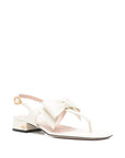 Valentino Garavani Valentino Garavani Bow-embellished slingback sandals