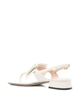 Valentino Garavani Valentino Garavani Bow-embellished slingback sandals