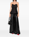 Alexander McQueen Alexander McQueen Bow-detailed peplum top