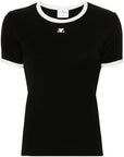 Courreges Pre COURREGES PRE T-shirts and Polos Black