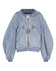 The Attico The Attico Coats Clear Blue