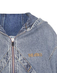 The Attico The Attico Coats Clear Blue