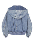 The Attico The Attico Coats Clear Blue