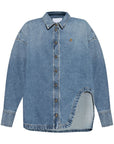 The Attico The Attico Shirts Clear Blue