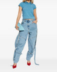 The Attico The Attico T-shirts and Polos Clear Blue