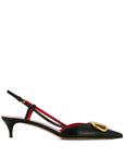 Valentino Garavani Valentino Garavani Vlogo Signature Slingback Décolleté In Calfskin 40mm