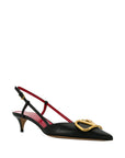 Valentino Garavani Valentino Garavani Vlogo Signature Slingback Décolleté In Calfskin 40mm