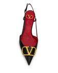 Valentino Garavani Valentino Garavani Vlogo Signature Slingback Décolleté In Calfskin 40mm