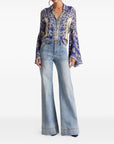 Alice + Olivia Alice + Olivia Shirts Purple