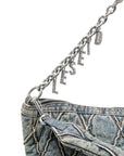 Diesel Diesel quilted chain-embellished shoulder bag
