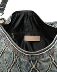 Diesel Diesel quilted chain-embellished shoulder bag