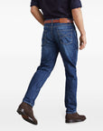 Brunello Cucinelli Brunello Cucinelli Distressed-finish straight-leg jeans