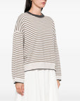 Brunello Cucinelli Brunello Cucinelli Striped crew-neck sweater