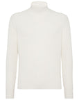 Brunello Cucinelli Brunello Cucinelli Cashmere flat rib turtleneck sweater