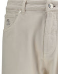 Brunello Cucinelli Brunello Cucinelli Trousers Cream