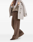 Brunello Cucinelli Brunello Cucinelli Wide leg cotton trousers