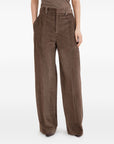 Brunello Cucinelli Brunello Cucinelli Wide leg cotton trousers