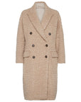 Brunello Cucinelli Brunello Cucinelli Virgin wool and mohair coat with dazzling croc motif
