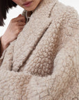Brunello Cucinelli Brunello Cucinelli Virgin wool and mohair coat with dazzling croc motif