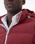 Brunello Cucinelli Brunello Cucinelli Bonded taffeta down vest with heat-bonded seams and detachable hood